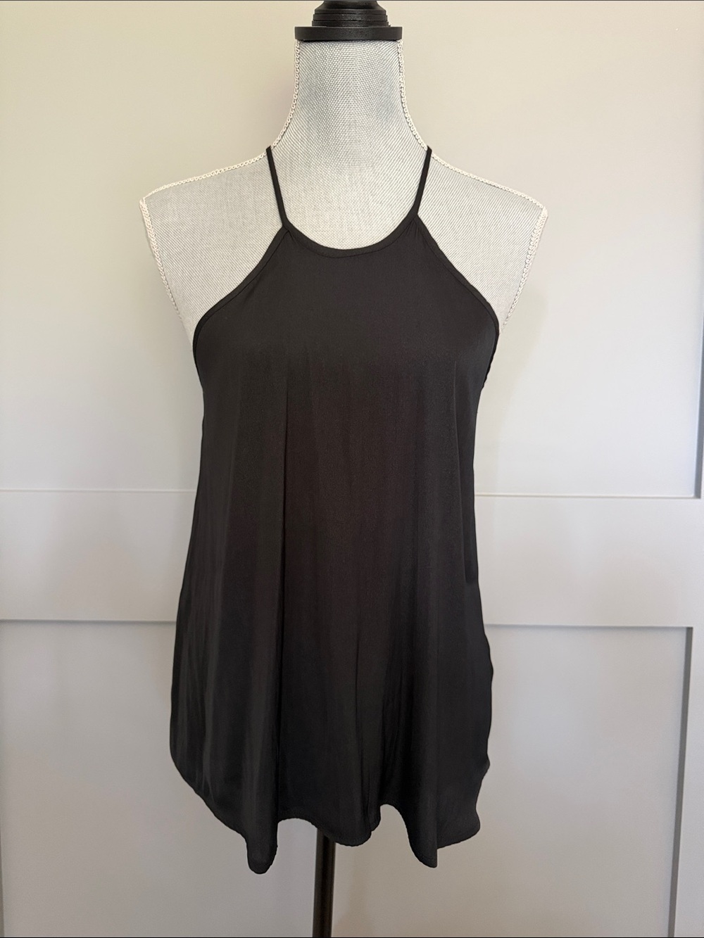 TART Collections Halter Tank Top Black NWT